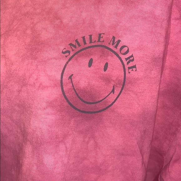 Smiley Originals smile more in tie die Mauve new - Picture 3 of 15